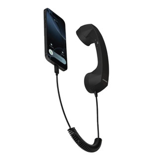 گوشی تلفن کلاسیک پورودو PD569BK با کانکتور Type-C